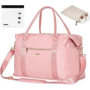 Travel Duffel Bag for Women Pink